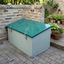 980 litre glass fibre composite garden storage unit