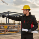 Gray Professional Softshell Jacket with Removable Sleeves for All Seasons