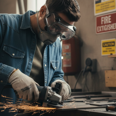 Premium Clear Safety Goggles with Indirect Ventilation - Pack of 10