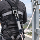 2 Point Safety Harness Fall Protection Set with Single Lanyard (view 2)