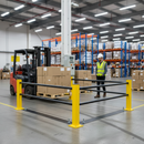 Light Slate Gray Premium Medium Duty Impact Protection Railing System - End Post