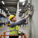 Light Slate Gray Premium Indoor Stainless Steel Anti-Vandal Wall Mount Convex Mirror