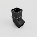 Traditional Aluminium Downpipe Bends 72x72mm – 92.5° & 112.5° — RAL 9005 / 112.5 Degrees