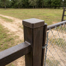 Heavy Duty Gate Post 2.45m x 3mm Sepia Brown