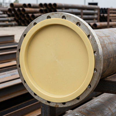 24" ANSI Flange Cover Cap - 930mm ID, Polyethylene