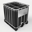 1000L Black IBC Container with Plastic Pallet, UN Approved (view 2)