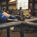 Dark Slate Gray Premium Punched Plate with Customizable Sizes, Shapes, and Hole Spacing for Welding Applications