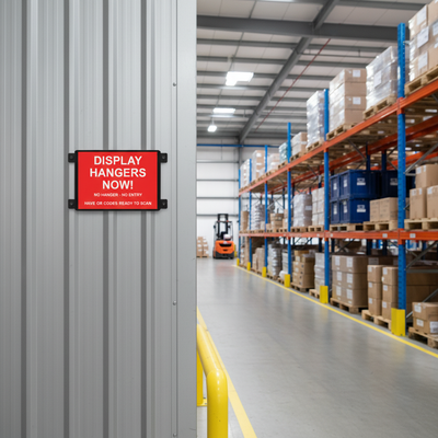 Premium 600 x 450mm Q-Sign for Road Traffic