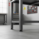 Dark Gray Premium PVC Lamellar Round Plug 23.5mm - Durable and Versatile (Pair)