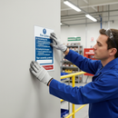 Gray Fire Action Safety Signs - Essential Emergency Instructions