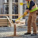 Dim Gray Premium 7lb Sledge Hammer with Fiberglass Shaft and Rubber Grip