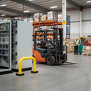 Light Slate Gray Heavy Duty FLEX Protection Guard - 350 x 375mm for Industrial Safety