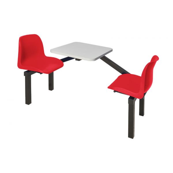 Firebrick Standard Canteen Furniture - 2 Seat