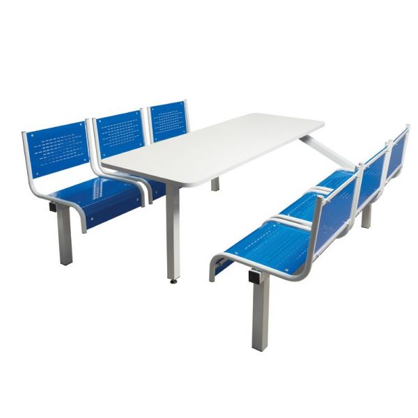 Lavender Spectrum Canteen Furniture - 6 Seater