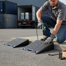 Dark Slate Gray Pack of 2 Heavy Duty Kerb Access Ramps - 6" Rise for Wheelchair Access