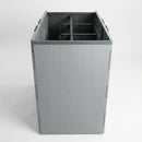 Industrial Plastic Utility Cupboard, 3 Half Shelves (view 2)