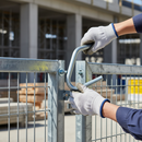 Dark Slate Gray Premium Heavy Duty Angled Rail End in Galvanised Finish - Customizable Angle and Diameter Options