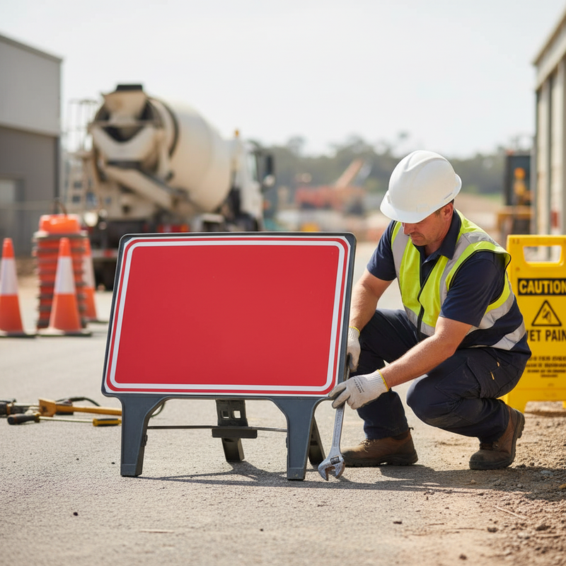 Light Gray Custom High-Performance 1050 x 750mm Sign for Bespoke Events