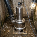 Stainless Steel Submersible Sewage Pump 800 L/min 18m Head