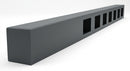 Classic 2700mm Anthracite Grey Fence Post 48mm (view 2)