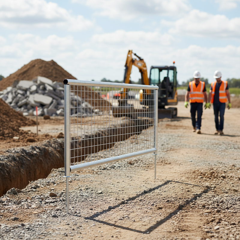 Gray High-Performance 1.5m Pedestrian Rail for Safety and Security