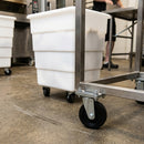 100 Litre Mobile Truck with Stepped Sides and 75mm Castors