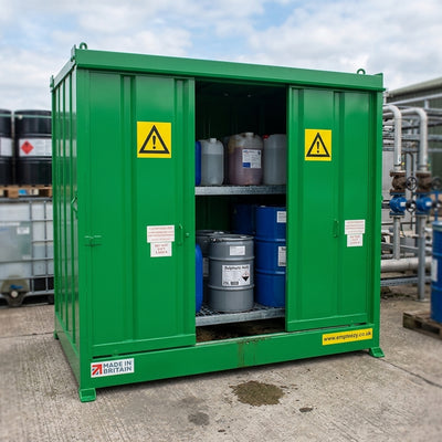 Steel Chemical Store 450 Litre with Integral Sump