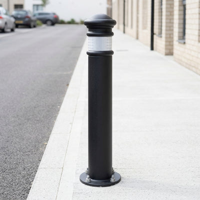 Manchester Bollard with Reflective Banding – UV Polyethylene