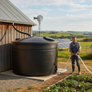 Gray 5300 Litre Premium Total Access Water Tank - Robust Design