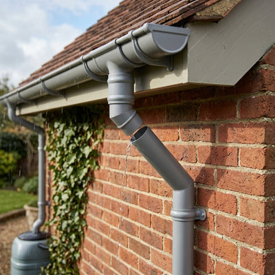Traditional Adjustable Swanneck 63mm Diameter Aluminium Downpipe