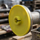 DN 25 Full Face Flange Protector – 1" Nominal, 110mm, Yellow LDPE (view 2)