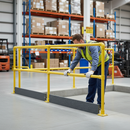 Gray Premium Ready-Made End Post for Horizontal Rail Systems - 1100mm Height with 500mm Centres for Quick Installation