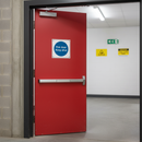 Dark Gray Premium Fire Safety Sign - Fire Door Keep Shut