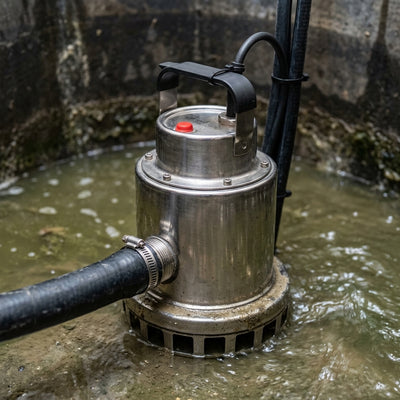Submersible Sewage Pump 80 L/min 5m Head Stainless Steel 230V