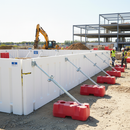 Light Gray Premium Hoarding Panel Brace Arm for Temporary Fencing Support