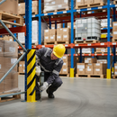 Rosy Brown Heavy Duty Steel Pallet Racking Protectors - Right-Angle Profile