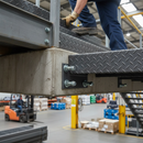 Dim Gray Premium Heavy Duty Cleat for Solid Durbar Treads - 50x50x5mm, 200mm Long with Slots for Easy Installation