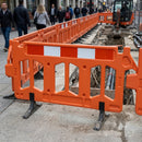 2m x 1m Polyethylene Pedestrian Barrier Pack of 10