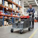 Premium 30mm Diameter Swivel Castor Wheels for Lightweight Furniture - 4 Pack with Plate Fixing