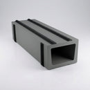 Aluminium Coping Fixing/Joint Brackets 1500mm Centres — RAL 7037