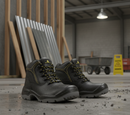 Dim Gray Professional Composite Toe Safety Work Boots - Heavy Duty Protection