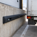 Black D-Profile Impact Guard 75 x 30 x 3000mm