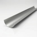 Half Round Aluminium Gutter 125mm x 3m Marine Grade — RAL 9006