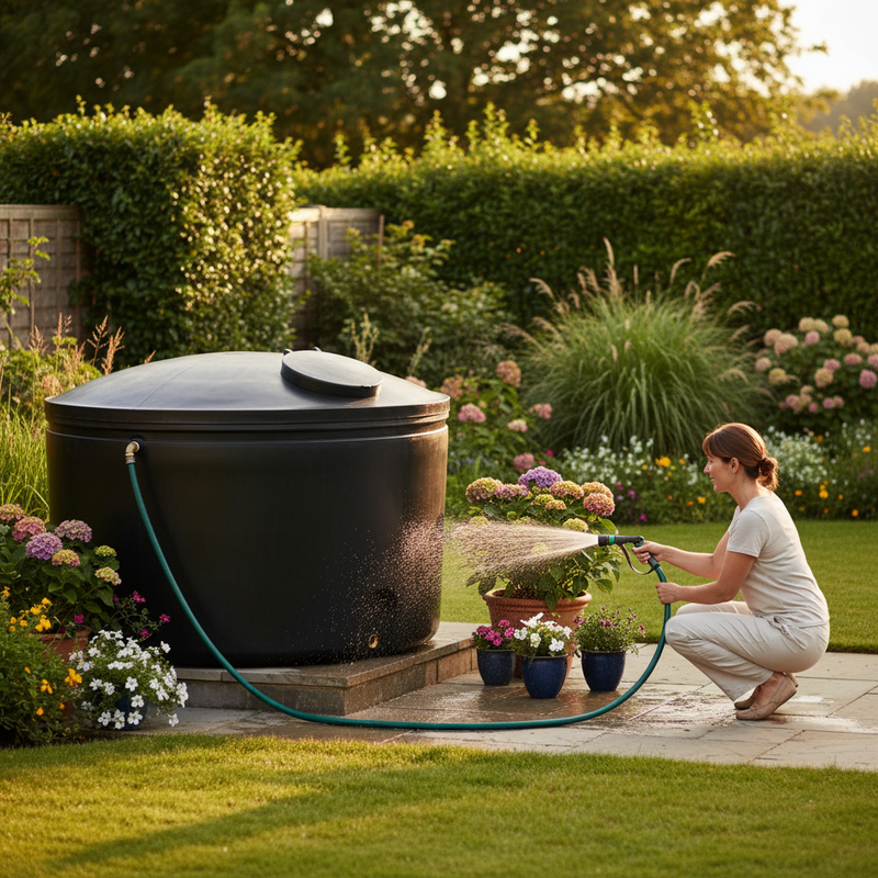 Dark Olive Green 4500 Litres High-Performance Potable Water Tank - Heavy Duty Design