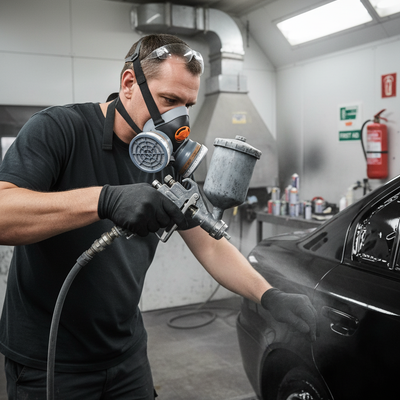 Premium Respiratory Half Mask Spray Kit with 2 Cartridges