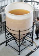 6000 Litre 60-Degree Conical Open Top Tank, UV-Stabilised Polyethylene