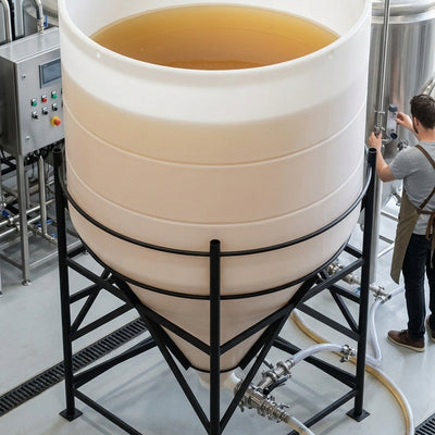 6000 Litre 60-Degree Conical Open Top Tank, UV-Stabilised Polyethylene