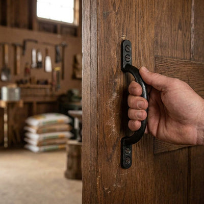 Black Door Handle 6 Inch
