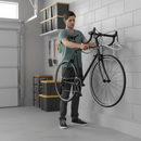 Light Slate Gray Heavy Duty Wall Mounted Bike Rack for Secure Storage