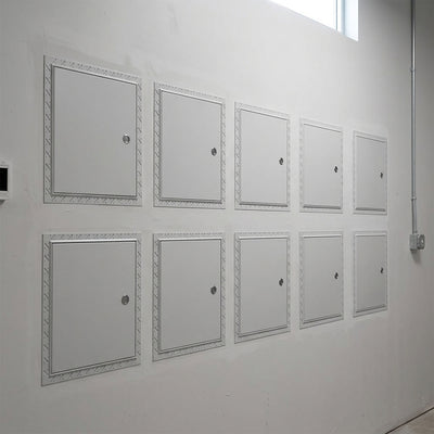 10 Pack Non-Fire Rated Metal Access Panel 25mm Beaded Frame